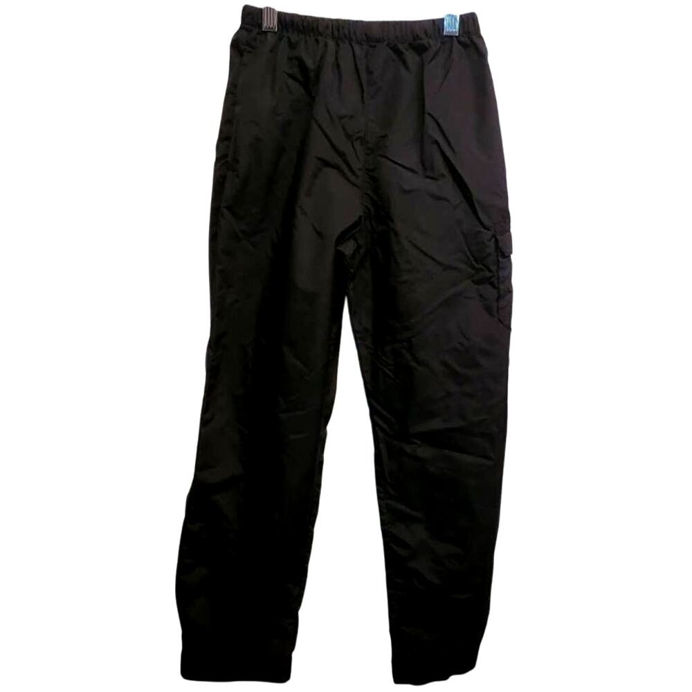 Columbia Youth Unisex Black Shell Pants Side Pocket Size Medium